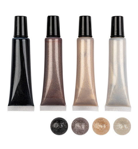 Perlen Pens weiss/creme/taupe/schwarz