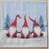 Serviette Drei Wichtel