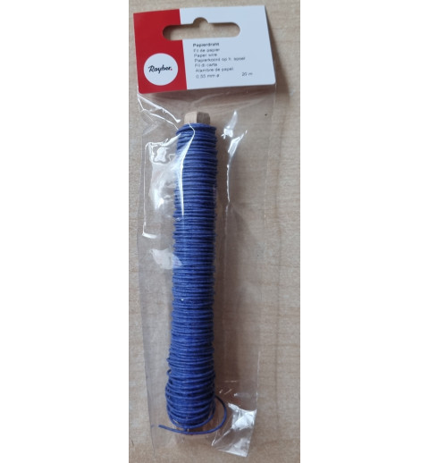 Papierdraht blau