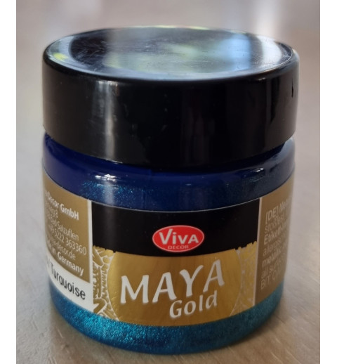 Maya Gold türkis