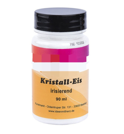 Kristall Eis irisierender Lack
