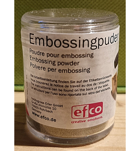 Embossing Puder platin