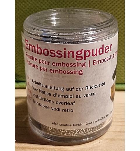 Embossing Puder silber