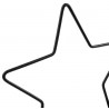 Metall Stern schwarz