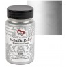 Schablonier Creme Metallic Relief silber