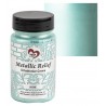 Schablonier Creme Metallic Relief mint