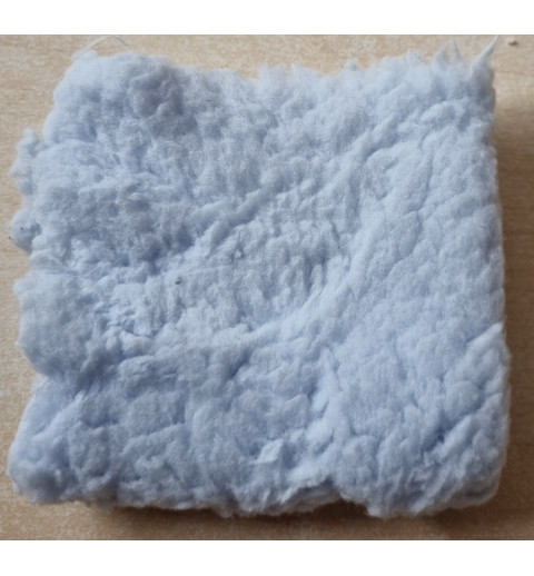 Lammfell Kreativ-Stoff hellblau