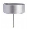 Teelicht Stecker silberfarbig