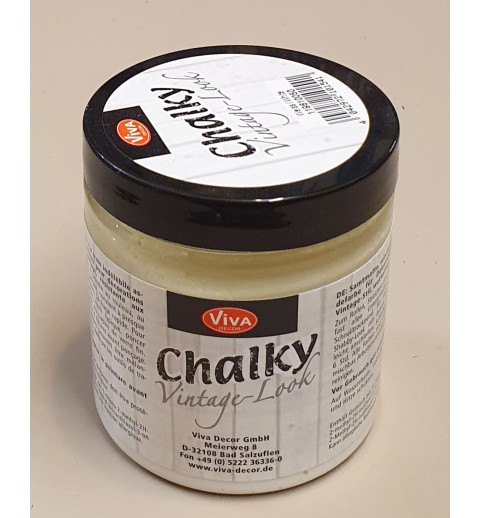 Chalky Vintage Look Wollweiss