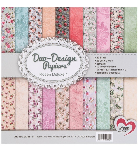 Duo Design Papier Rosen Deluxe 1