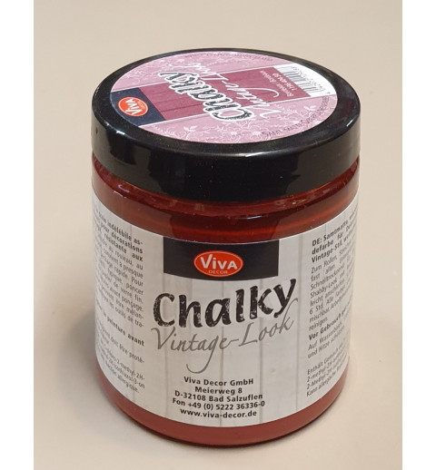 Chalky Vintage Look Bordeaux