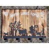 Garderobe Alpaufzug natur Home sweet Home