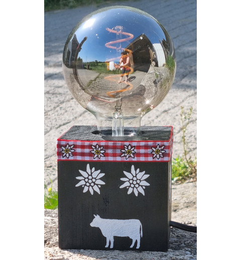 Lampe Kuh/Edelweiss