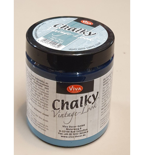 Chalky Vintage Look Petrol