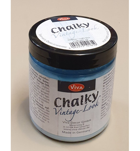 Chalky Vintage Look Hellblau