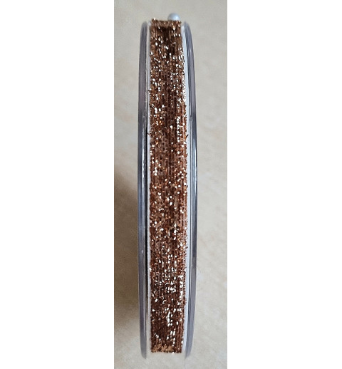 Deko Band bronze/glitzer