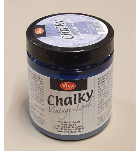 Chalky Vintage Look Rauchblau