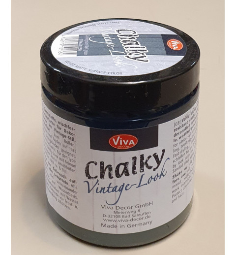 Chalky Vintage Look Dunkelgrün
