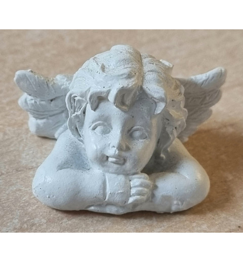 Engel Polyresin weiss