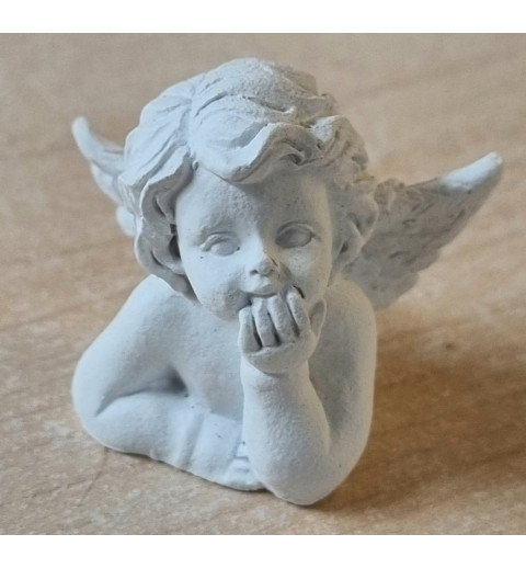 Engel Polyresin weiss