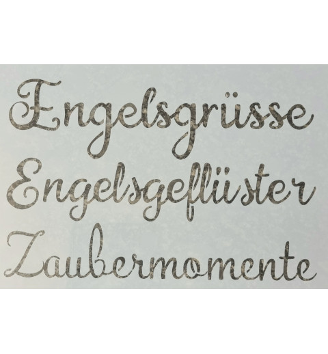 Schablone Engelsgeflüster