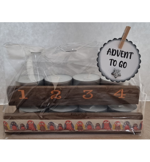 Advent to go Eulen orange
