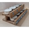 Advent to go Sterne hellblau/silber