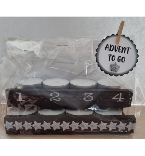 Advent to go Sterne silber