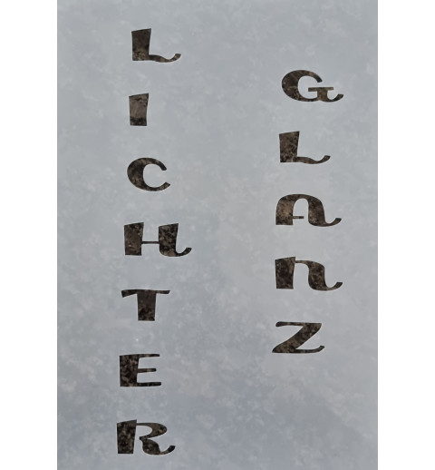 Schablone Lichterglanz