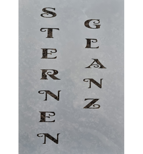 Schablone Sternenglanz