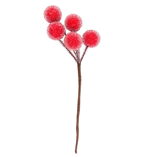 Deko Zweig rote Beeren