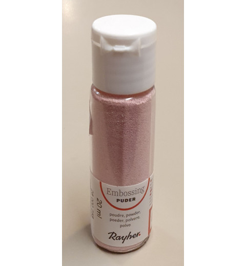 Embossing Pulver Rosa