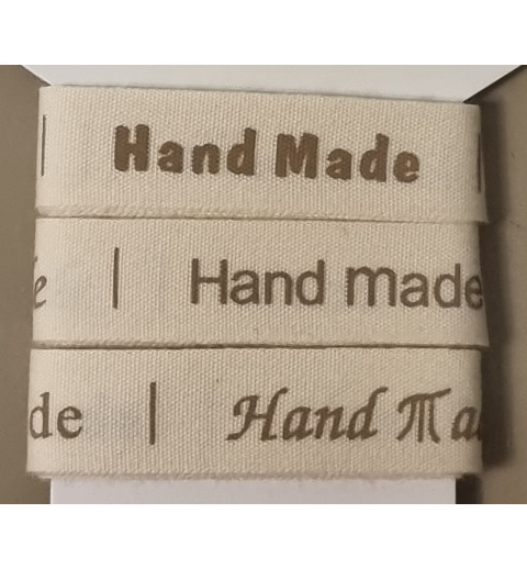Dekoband Handmade creme/mauve