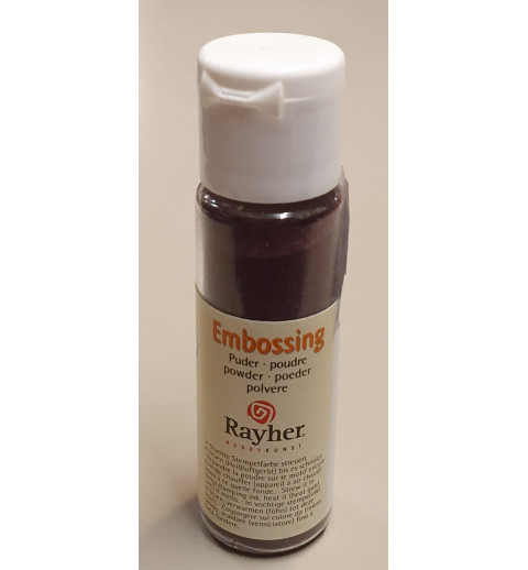 Embossing Pulver Bordeaux