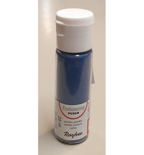 Embossing Pulver Blau