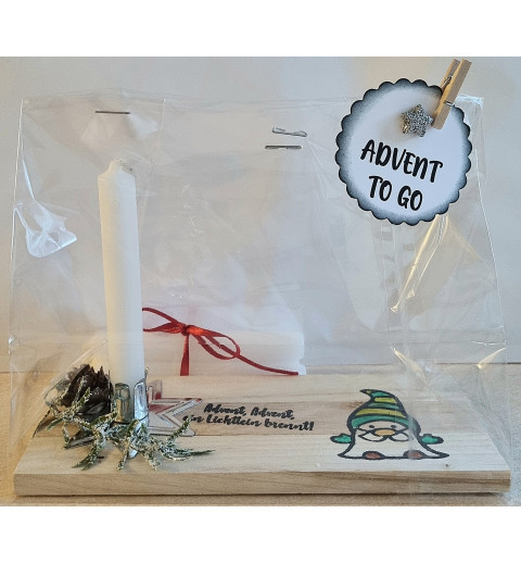 Advent to go Wichtel grün