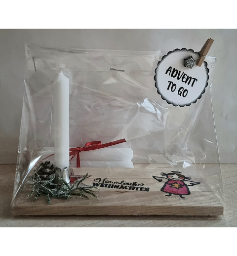 Advent to go Engel pink