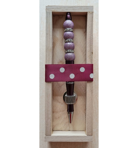 Kugelschreiber bordeaux/lila