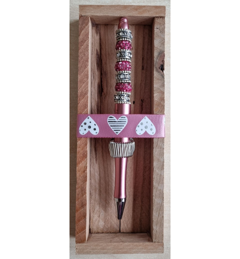 Kugelschreiber rosa/pink/silber