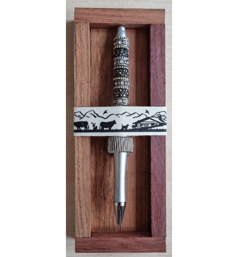 Kugelschreiber grau/silber