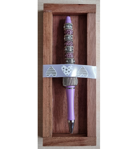 Kugelschreiber flieder/silber