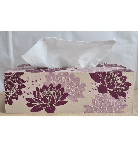 Kleenexbox Seerosen