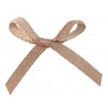 Satin Schleife taupe