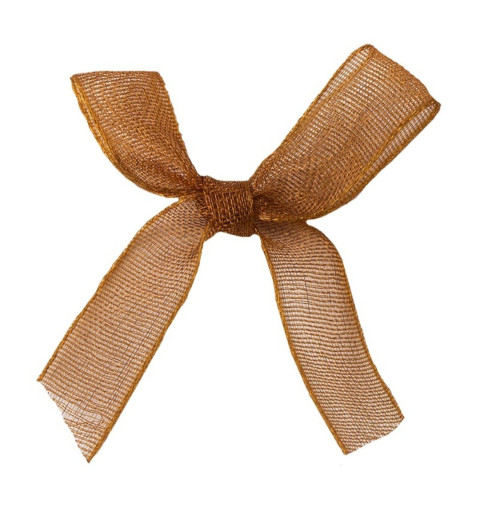Organza Schleife caramel