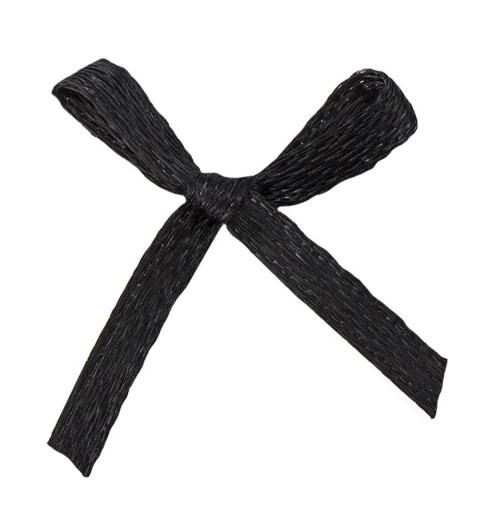 Satin Schleife schwarz