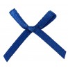 Satin Schleife blau