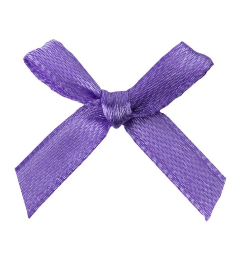 Satin Schleife violette