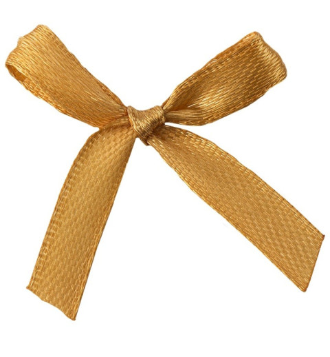 Satin Schleife orange