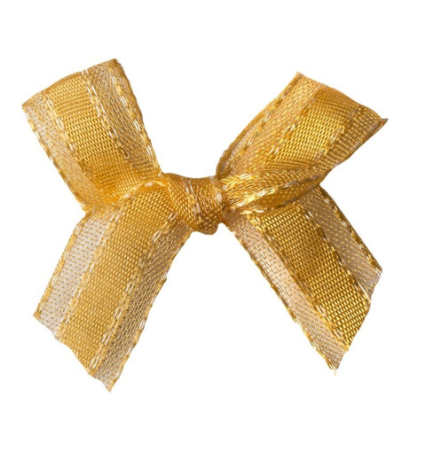 Organza/Satin Schleife orange