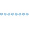 Perlenband transparent hellblau